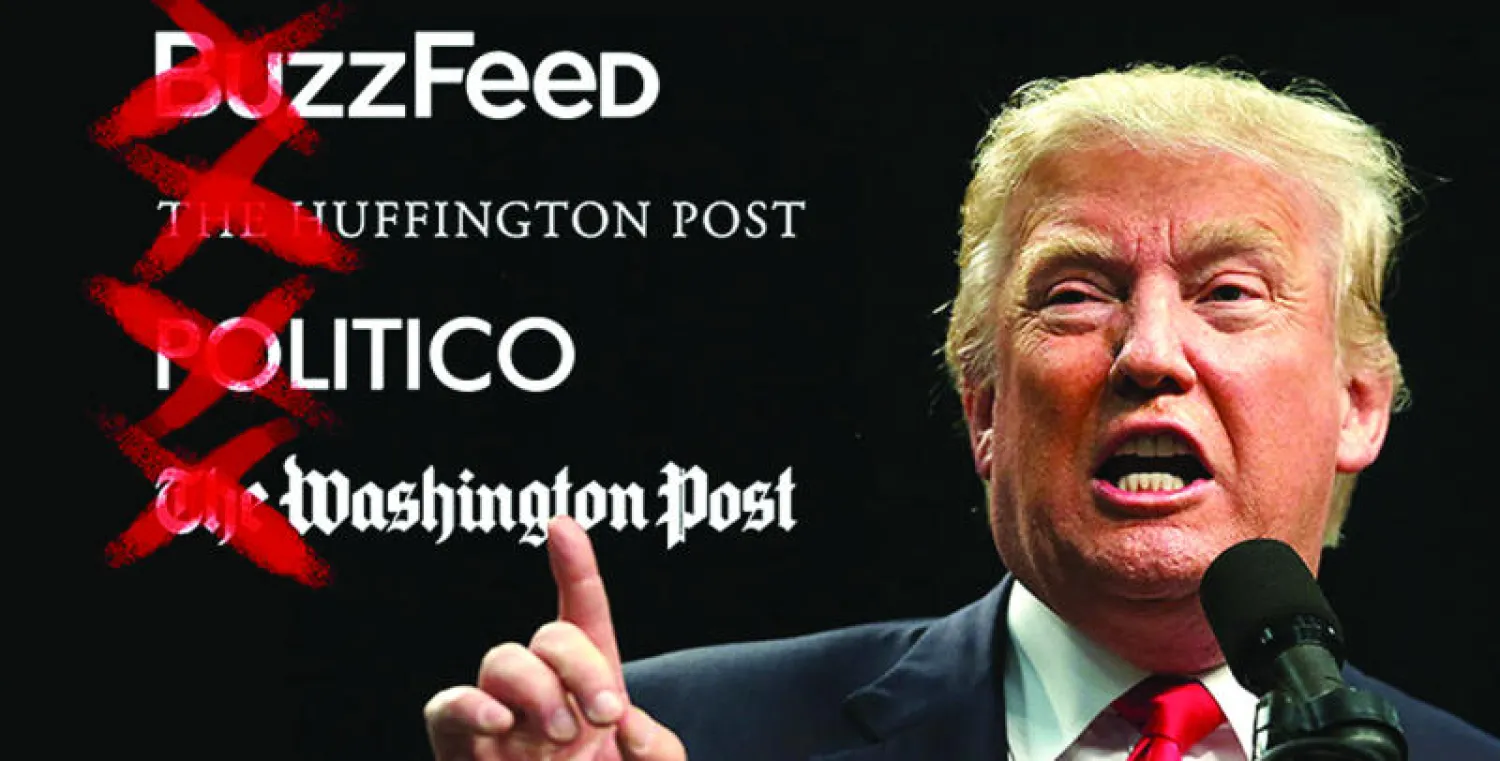 آخر المؤسسات الإخبارية التي منعها ترامب من تغطية مؤتمراته الصحافية