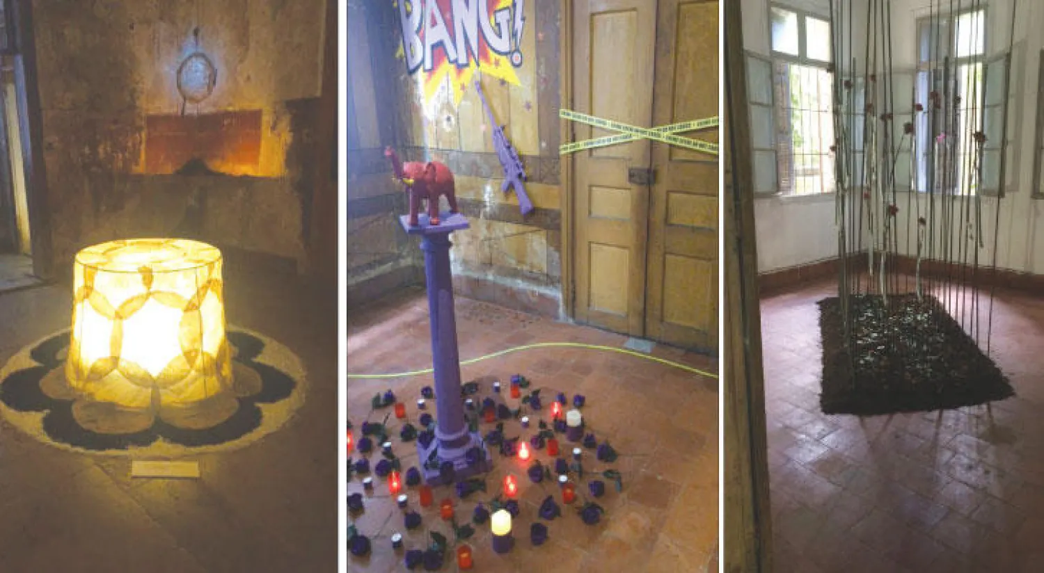 تصميم للفنانة الألمانية آنا سيرانو ويحكي عن نصب تذكاري لحدائق بيروت - مجسّم «فيليبو» الفيل الحزين على مدينة بيروت التي تجتاحها عمارات الأسمنت - الفنانة كورنيلا كرافت أخذت من رغيف الخبز اللبناني عنوانًا لأعمالها