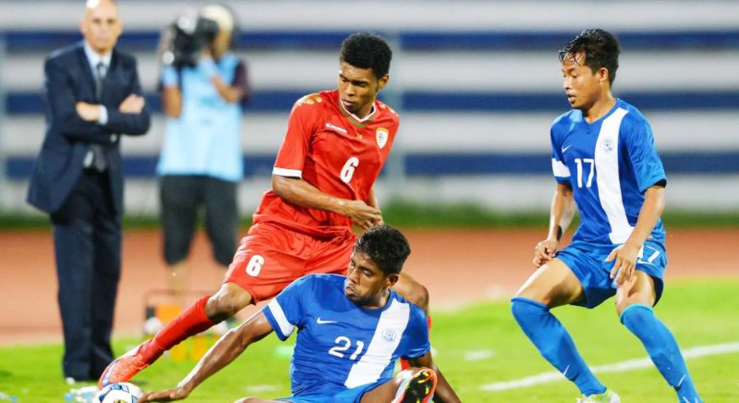 منتخب الهند.. لا يزال متواضعًا على صعيد القارة الآسيوية (إ.ف.ب)