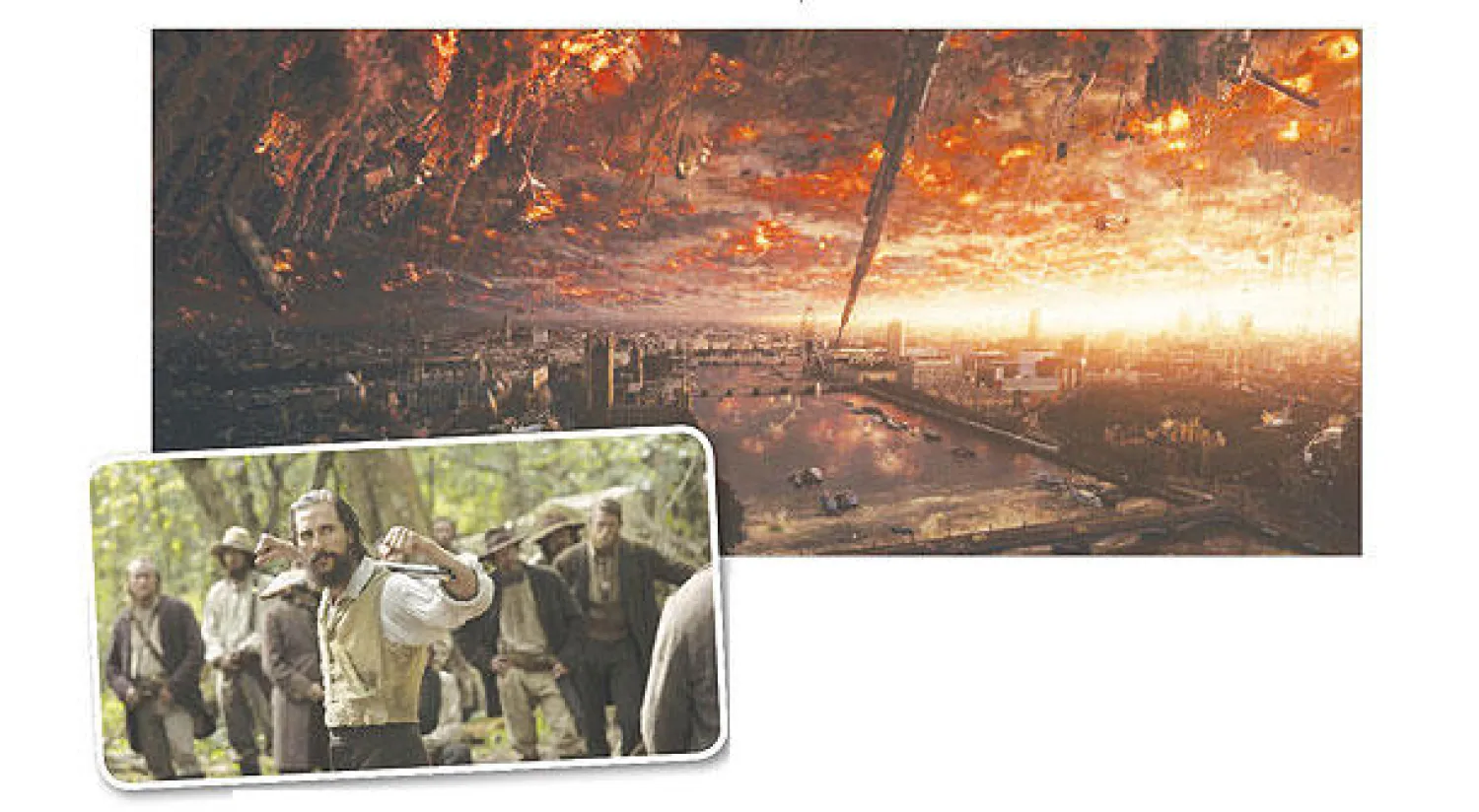 دمار الأرض في «يوم الاستقلال» لا مزح فيه و ماثيو ماكوهوني يقود جيشه ضد الجنوبيين