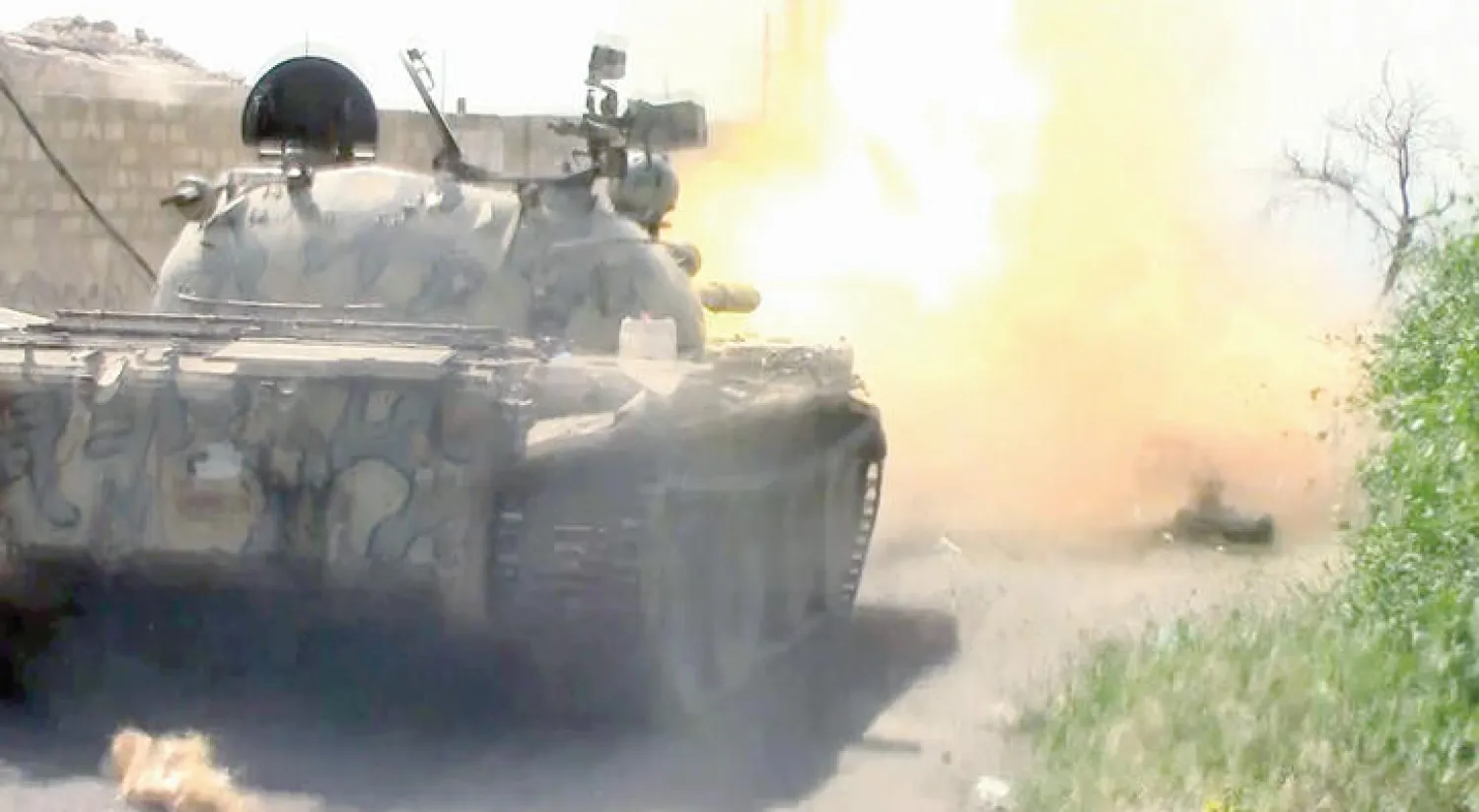 من مواجهات جبهة ثعبات شرق مدينة تعز («الشرق الأوسط»)