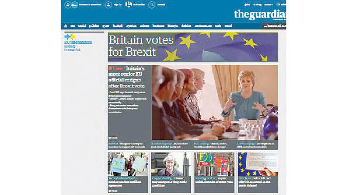 الاستفتاء البريطاني.. عاصفة الصحافة الأوروبية