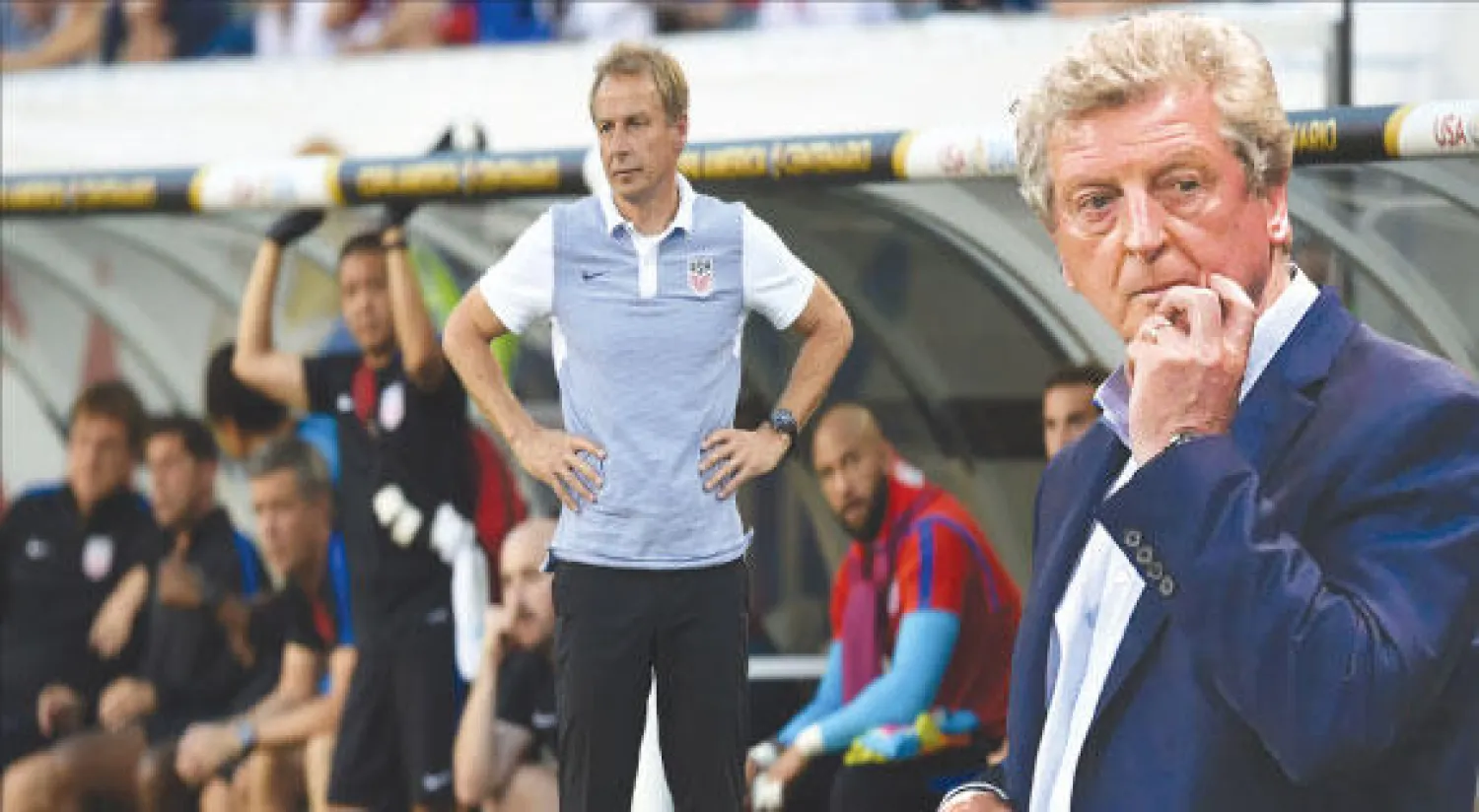روي هودجسون (أ.ف.ب) - مسيرة كلينزمان المتوترة مع منتخب أميركا لا تجعله الأفضل لإنجلترا (أ.ف.ب)