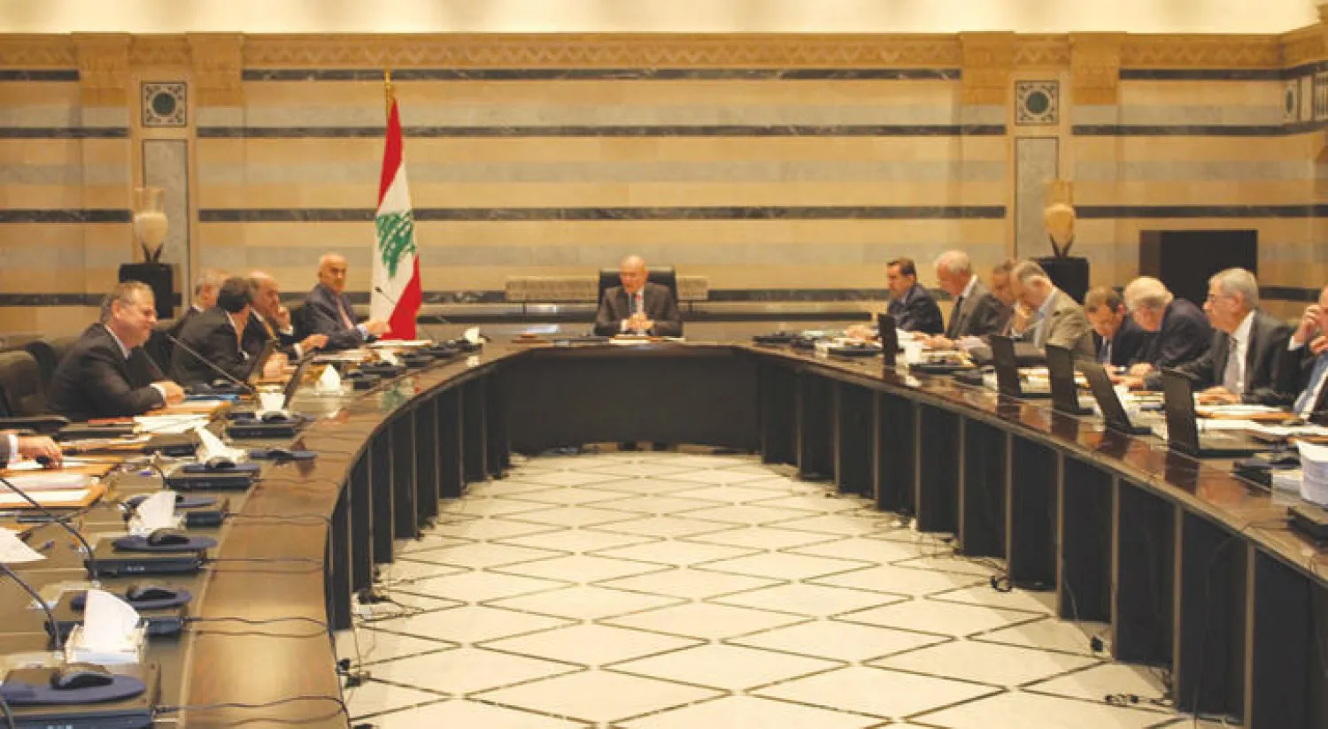 جانب من أحد اجتماع سابق للحكومة اللبنانية (دالاني ونهرا)