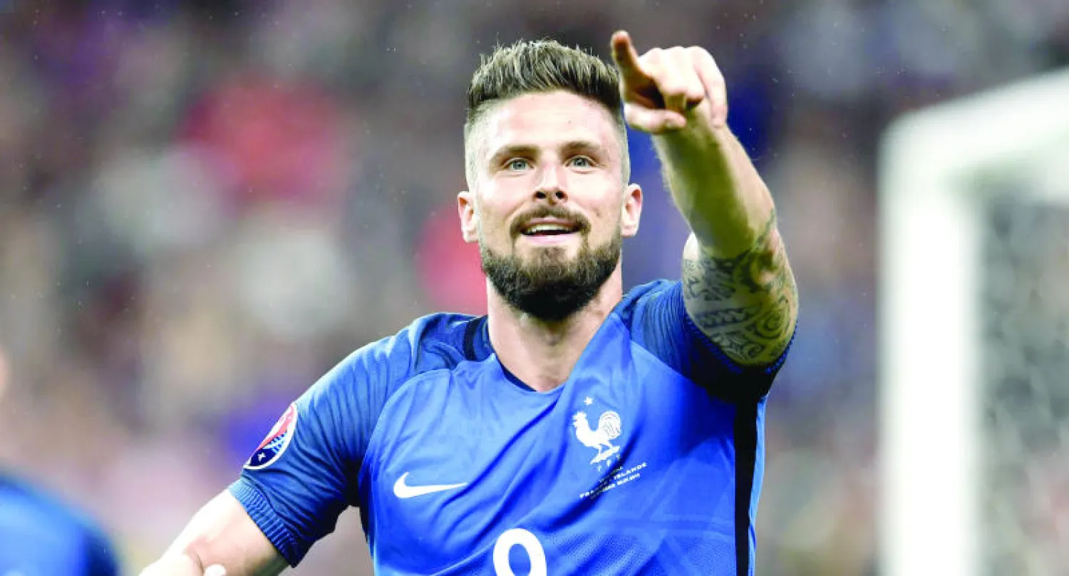 جيرو يتألق مباراة بعد أخرى (رويترز)