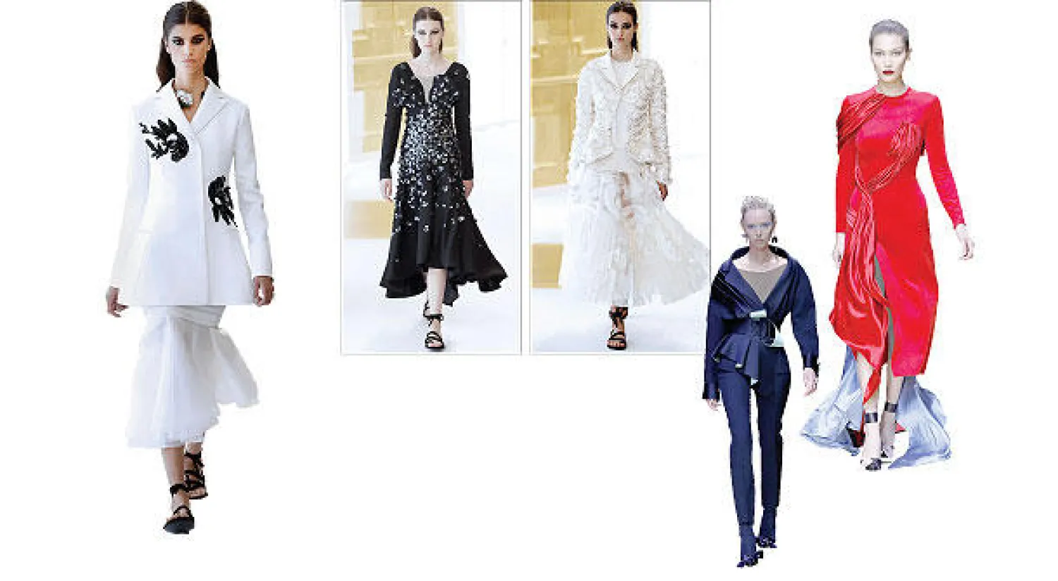 من عرض «أتولييه فرساتشي» لخريف وشتاء 2017 -   من عرض «ديور» - من عرض «ديور»