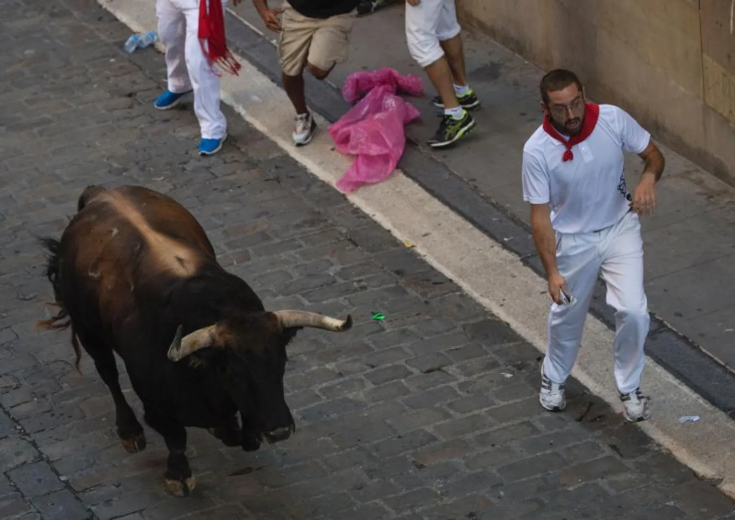 انطلاق مهرجان سان فيرمين للثيران في إسبانيا دون نطح