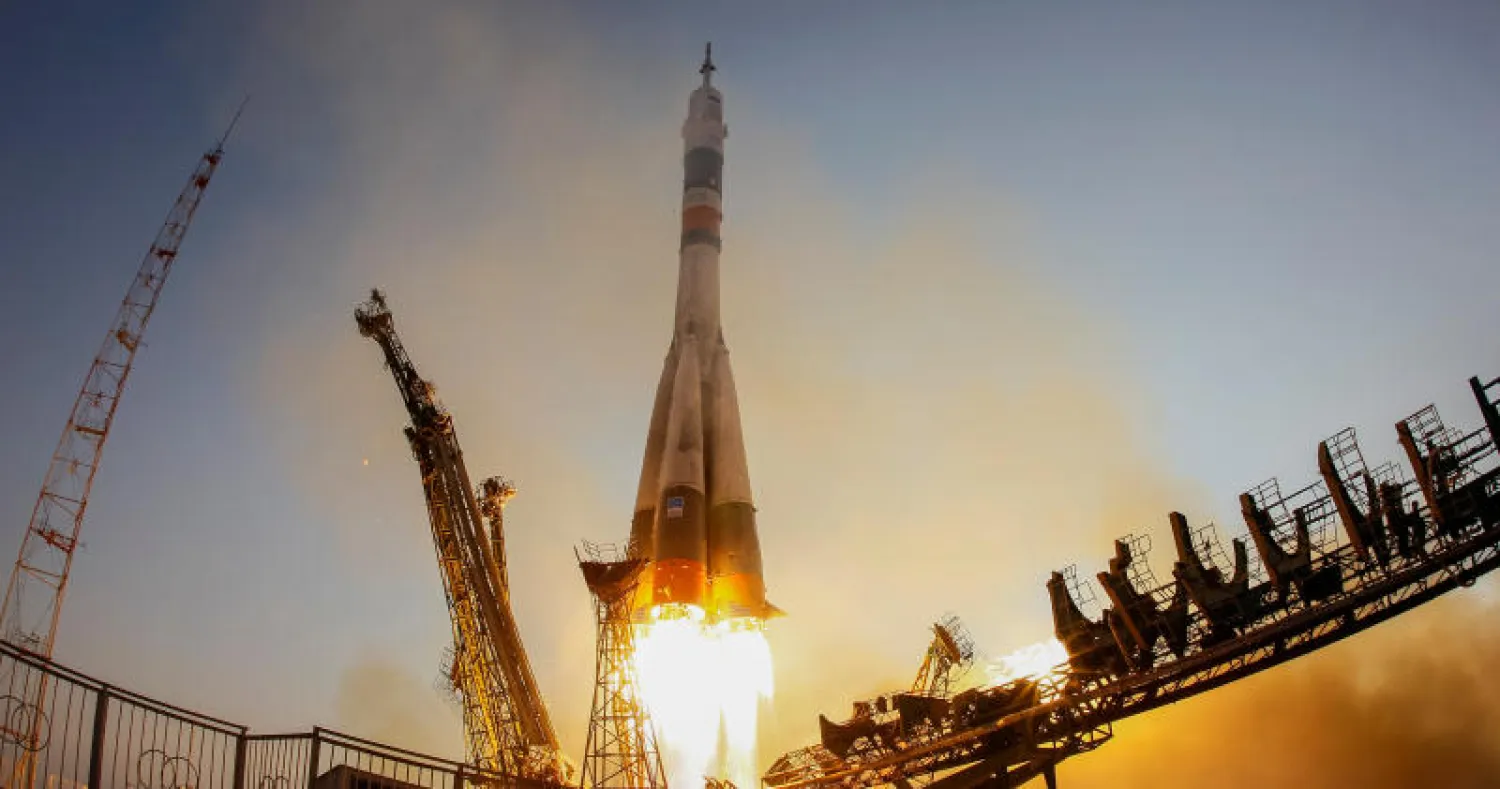 طاقم متعدد الجنسية ينطلق إلى المحطة الفضائية الدولية