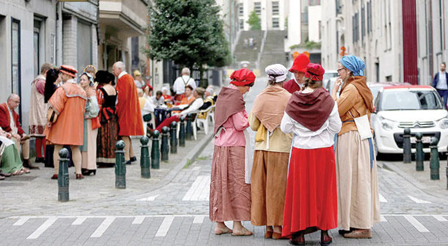 جانب من احتفالات ذكرى إمبراطور النهضة (رويترز)