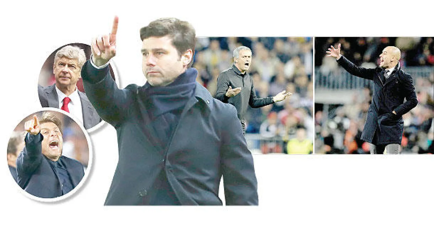 غوارديولا ومورينهو وأموال لا طائل لها في سيتي ويونايتد - فينغر وبوكتينو وكونتي مدربو آرسنال وتوتنهام وتشيلسي لا يمكن استبعاد منافستهم على اللقب («الشرق الأوسط»)