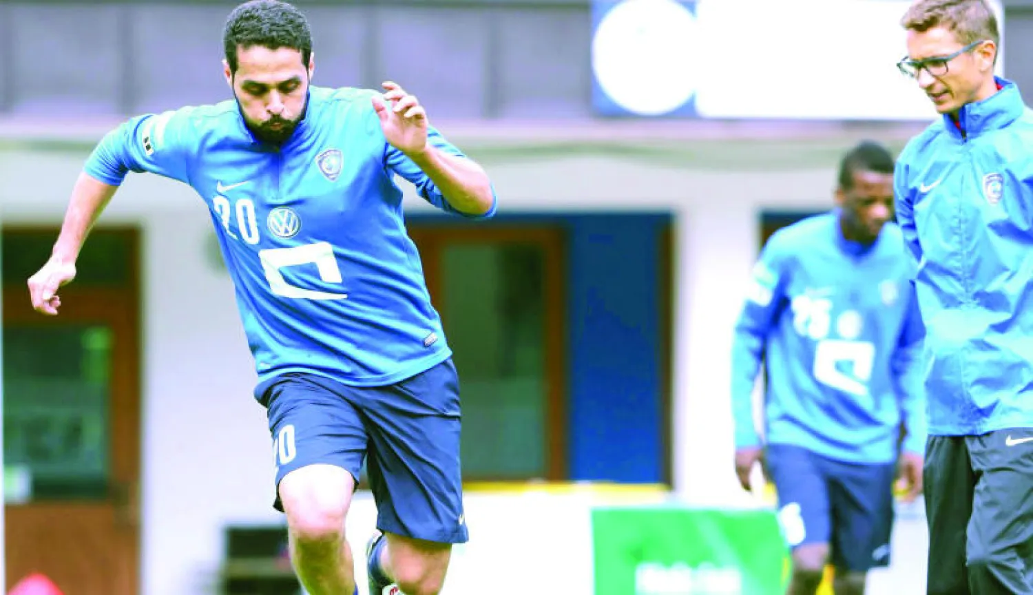 جانب من تدريبات الهلال في معسكره بسالزبورغ (تصوير: المركز الإعلامي بنادي الهلال)