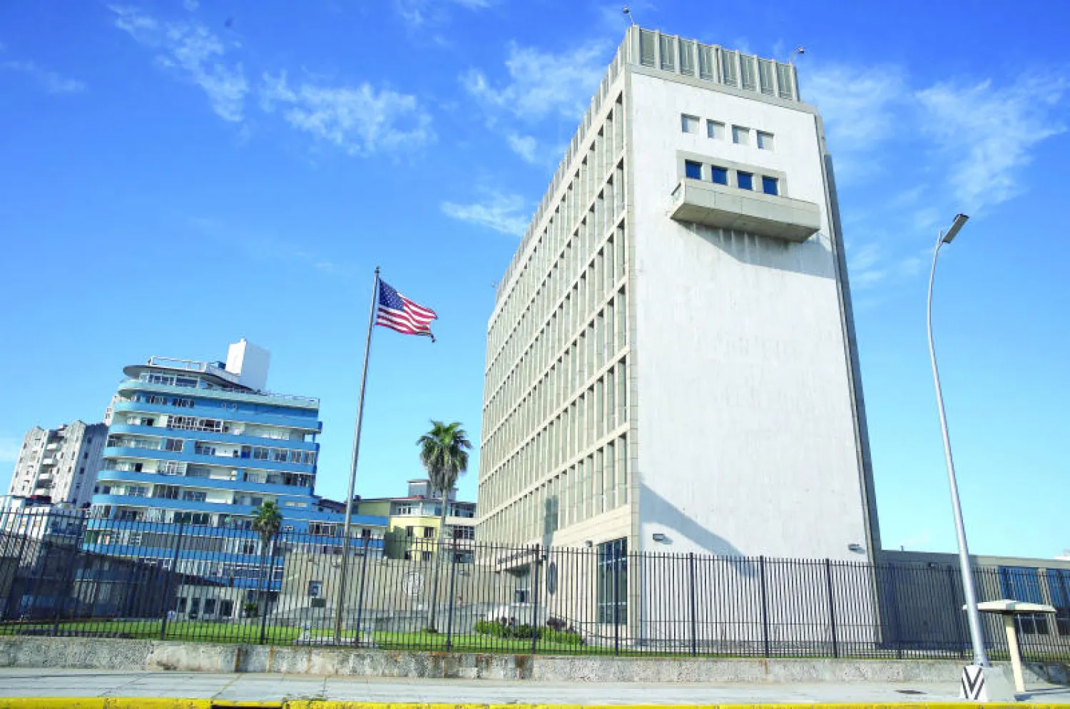 مقر السفارة الأميركية في العاصمة الكوبية هافانا