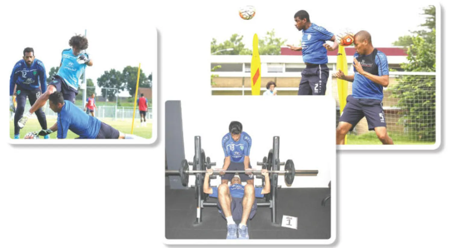 جانب من تدريبات الفتح في معسكر هولندا - مدرب الفريق ركز بشكل لافت على النواحي اللياقية قبل الموسم الجديد - حراس الفتح خضعوا لتدريبات خاصة في المعسكر ({الشرق الأوسط)
