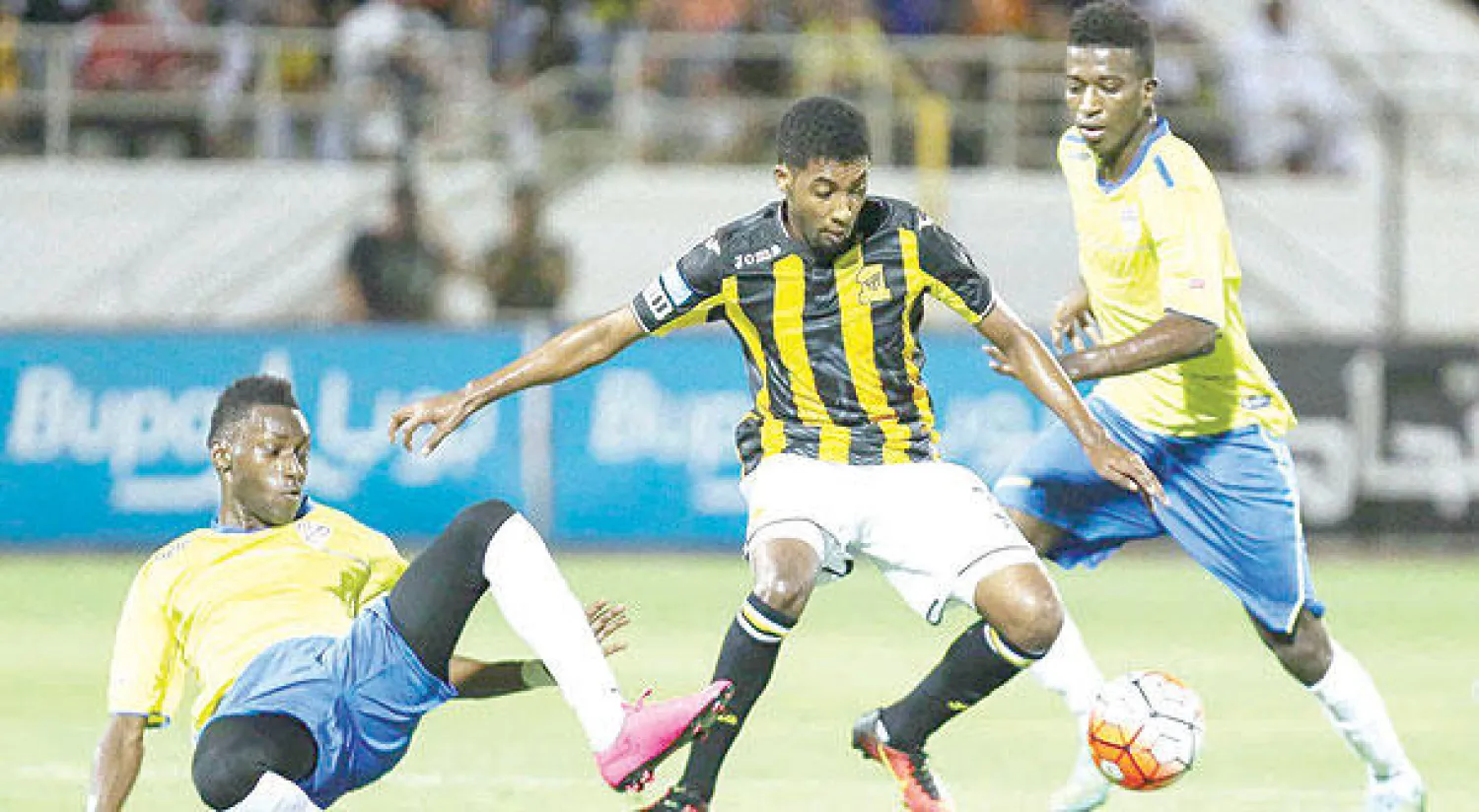 من مباراة الاتحاد الودية الأخيرة أمام فريق الربيع (المركز الإعلامي لنادي الاتحاد)