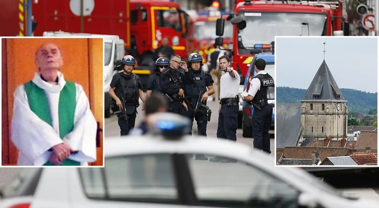 ذبح كاهن بعملية احتجاز رهائن في كنيسة بشمال غربي فرنسا