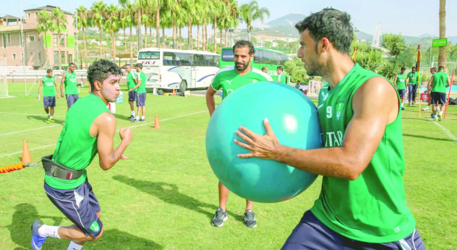 من تدريبات الأهلي في معسكر إسبانيا (المركز الإعلامي بالنادي الأهلي)