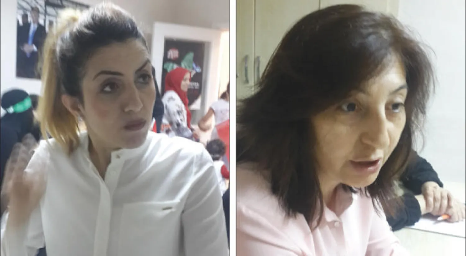 نوران كيرلاك رئيسة تنظيم المرأة بـ«العدالة والتنمية» ....صون غل صاري رئيسة التنظيم فرع إسطنبول