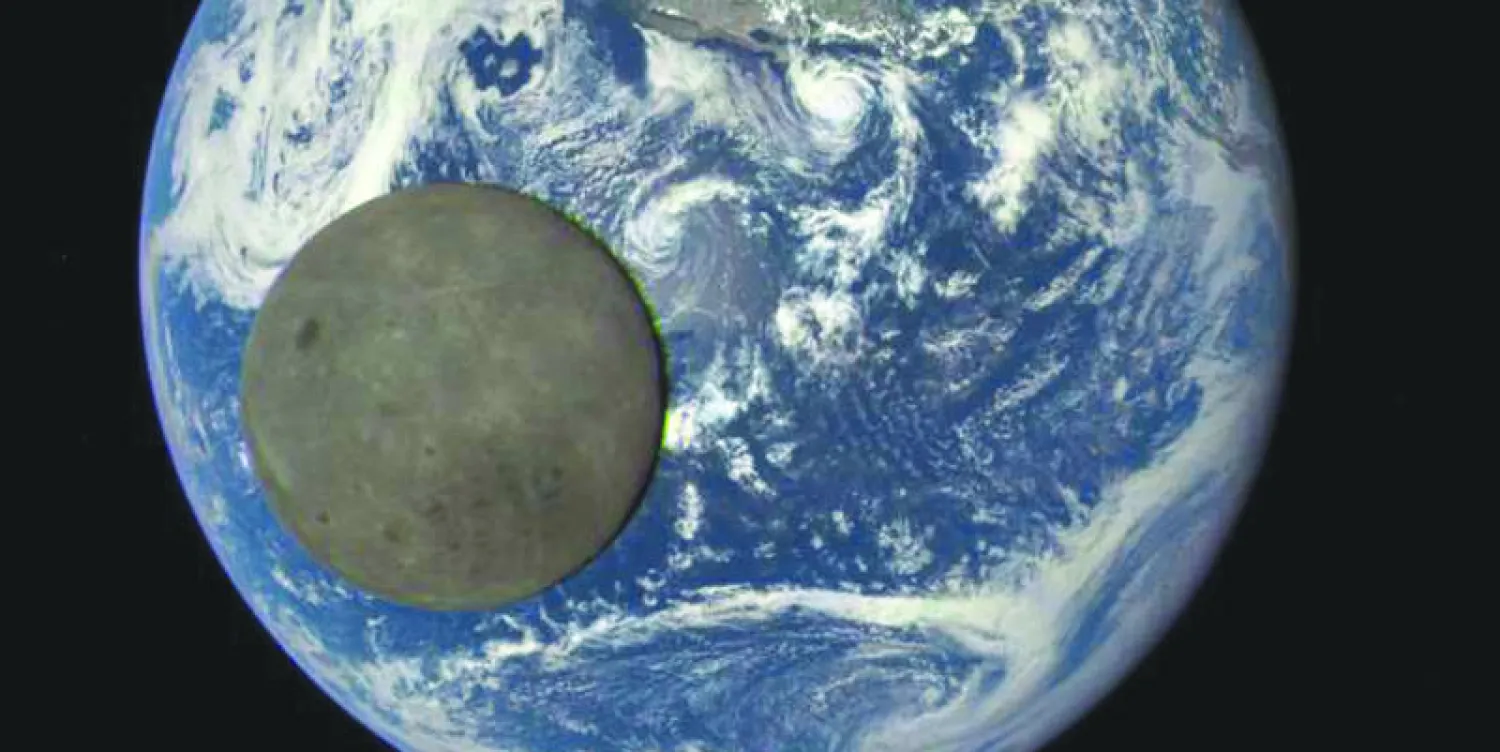 صورة لكويكب بينو في مساره قرب الأرض (غيتي)