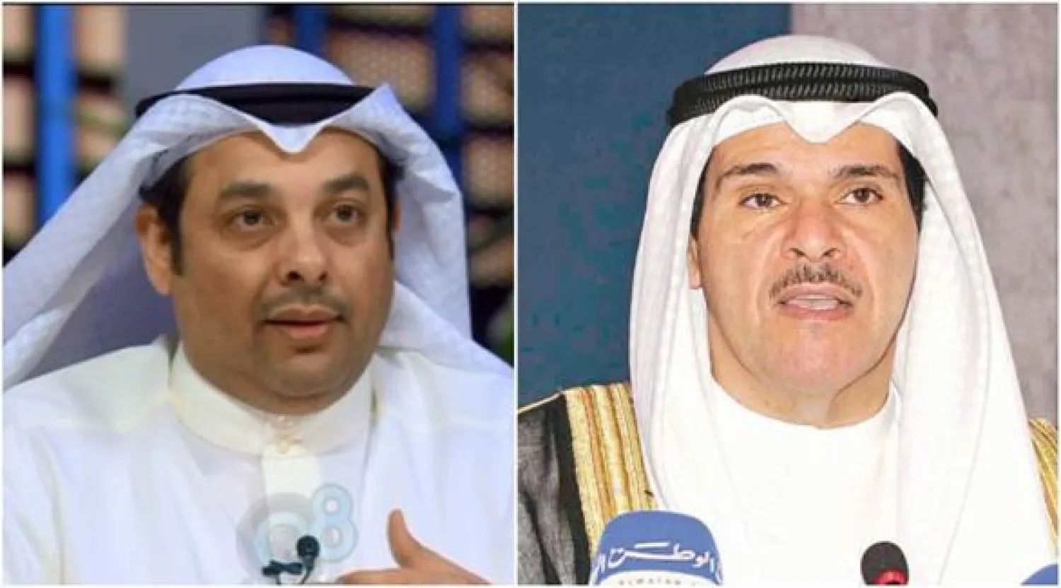 الوزيران سلمان الحمود ويعقوب الصانع