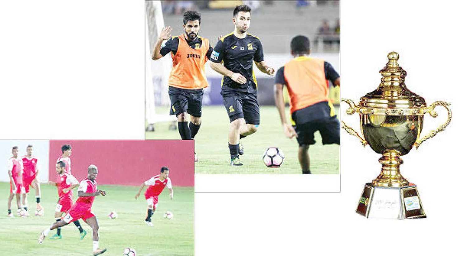 كأس دوري المحترفين السعودي («الشرق الأوسط») - من استعدادات «الاتحاد» لمواجهة «الرائد» اليوم - جانب من تدريبات «الرائد»  (المركز الإعلامي بنادي الاتحاد)