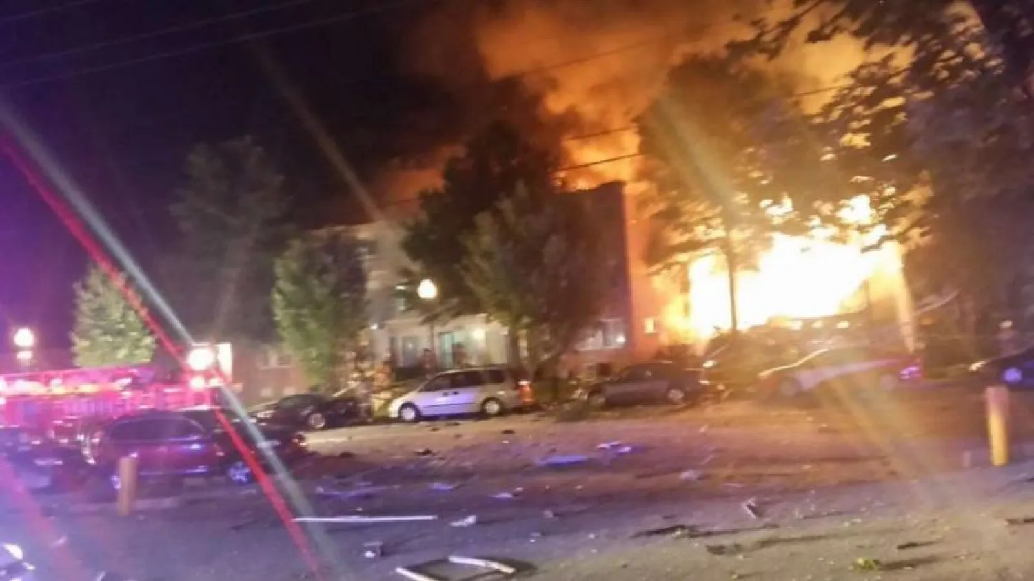 إصابة نحو 25 شخصًا في انفجار وحريق في ماريلاند