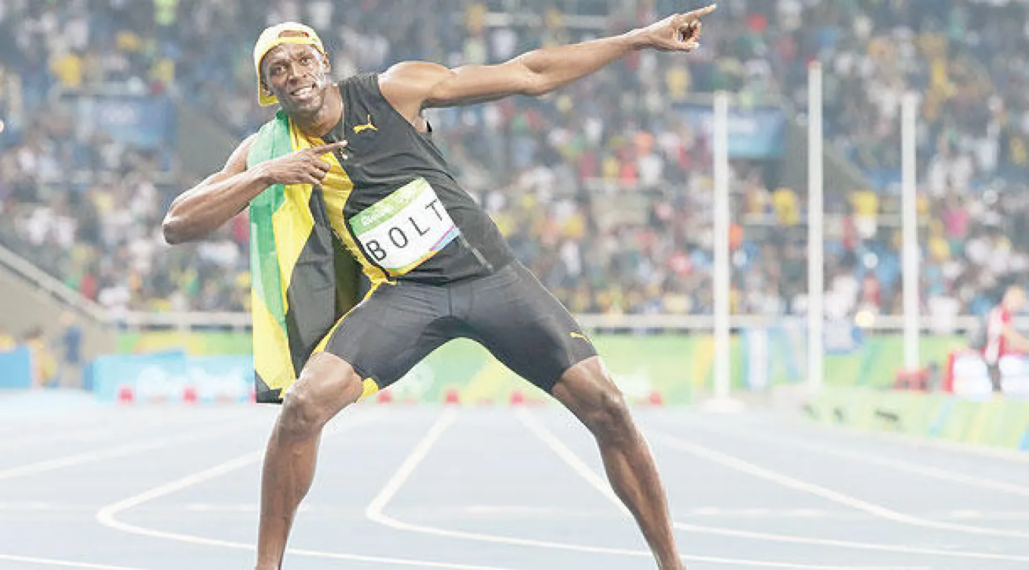 من جديد.. بولت يسطع على الأصعدة كافة (إ.ب.أ)