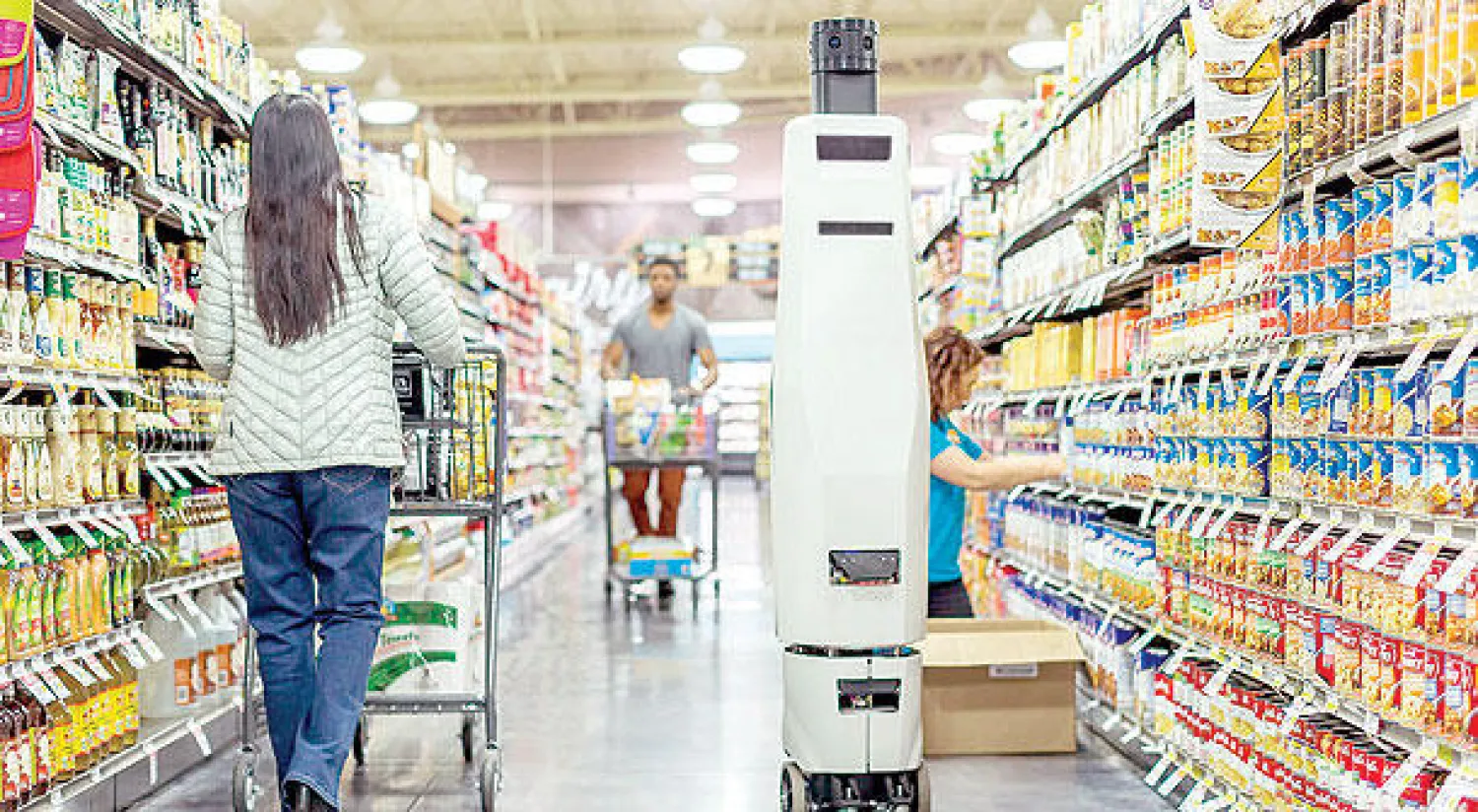 روبوت شركة «بوسا نوفا روبوتيكس» للتدقيق في المنتجات