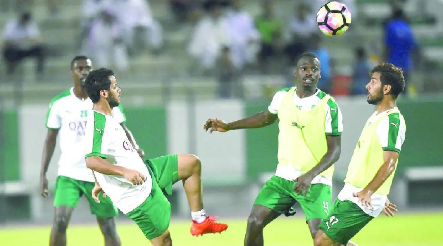 جانب من استعدادات الأهلي للفتح (المركز الإعلامي بنادي الأهلي)