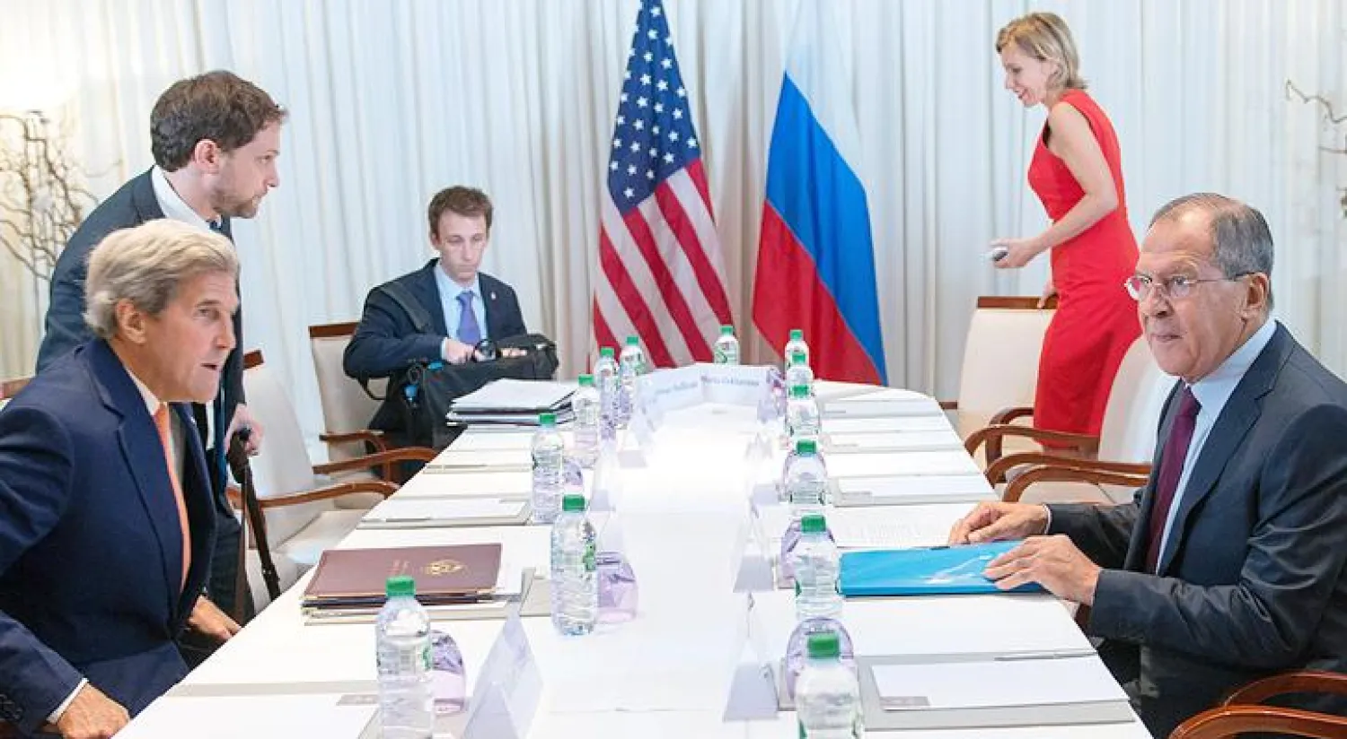 اجتماع لوزيري الخارجية الأميركي والروسي لإتمام تفاصيل التعاون بشأن سوريا