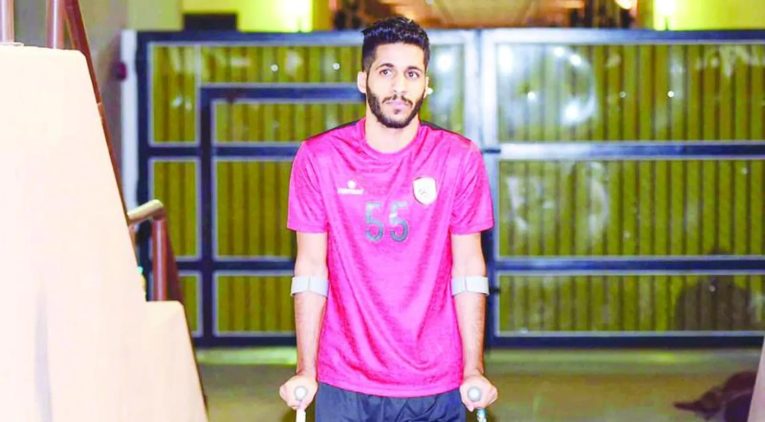 الثمالي لا يزال يجري برنامجه التأهيلي في عيادة النادي («الشرق الأوسط»)