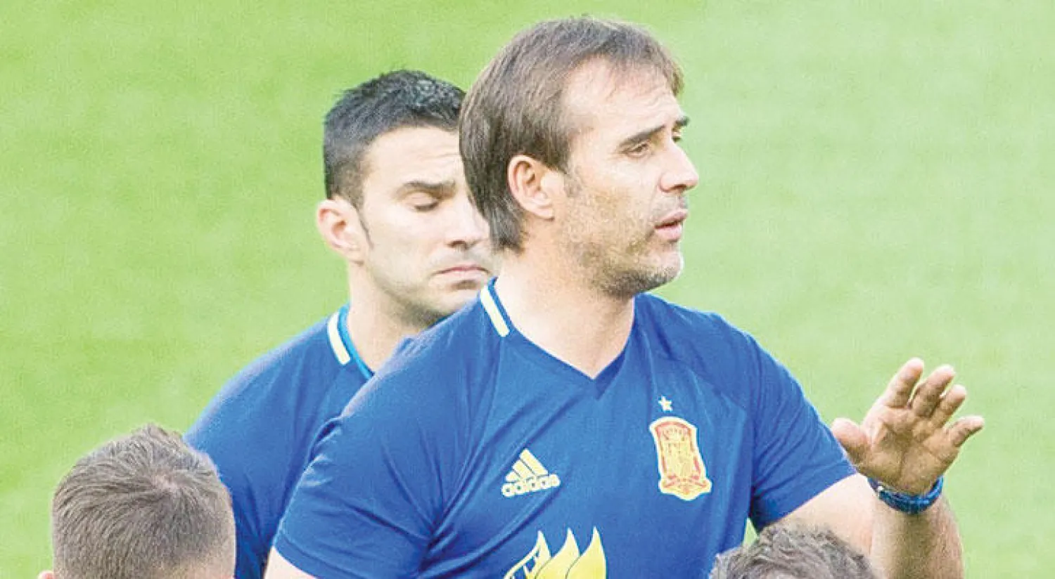 مدرب منتخب إسبانيا لوبيتيجي (إ.ب.أ)