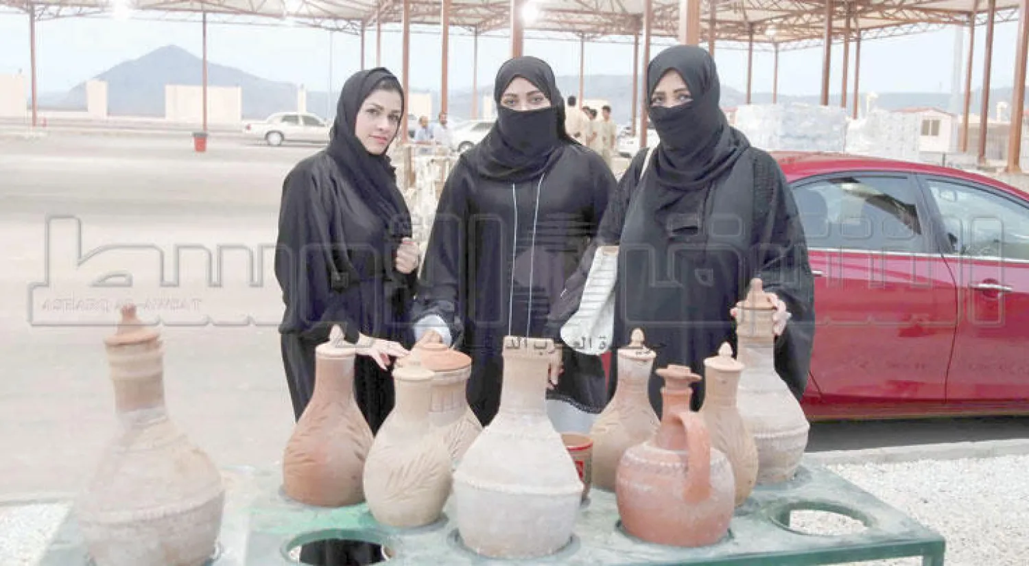 من فريق الطوافة النسائي  (تصوير: أحمد حشاد)