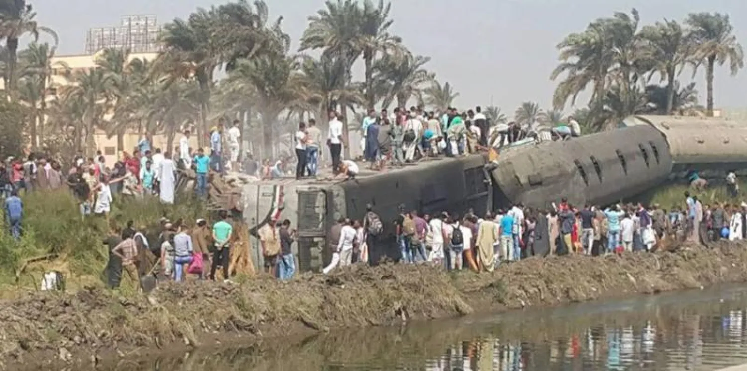 مصر: قتلى ومصابون بعد خروج قطار عن مساره جنوب القاهرة