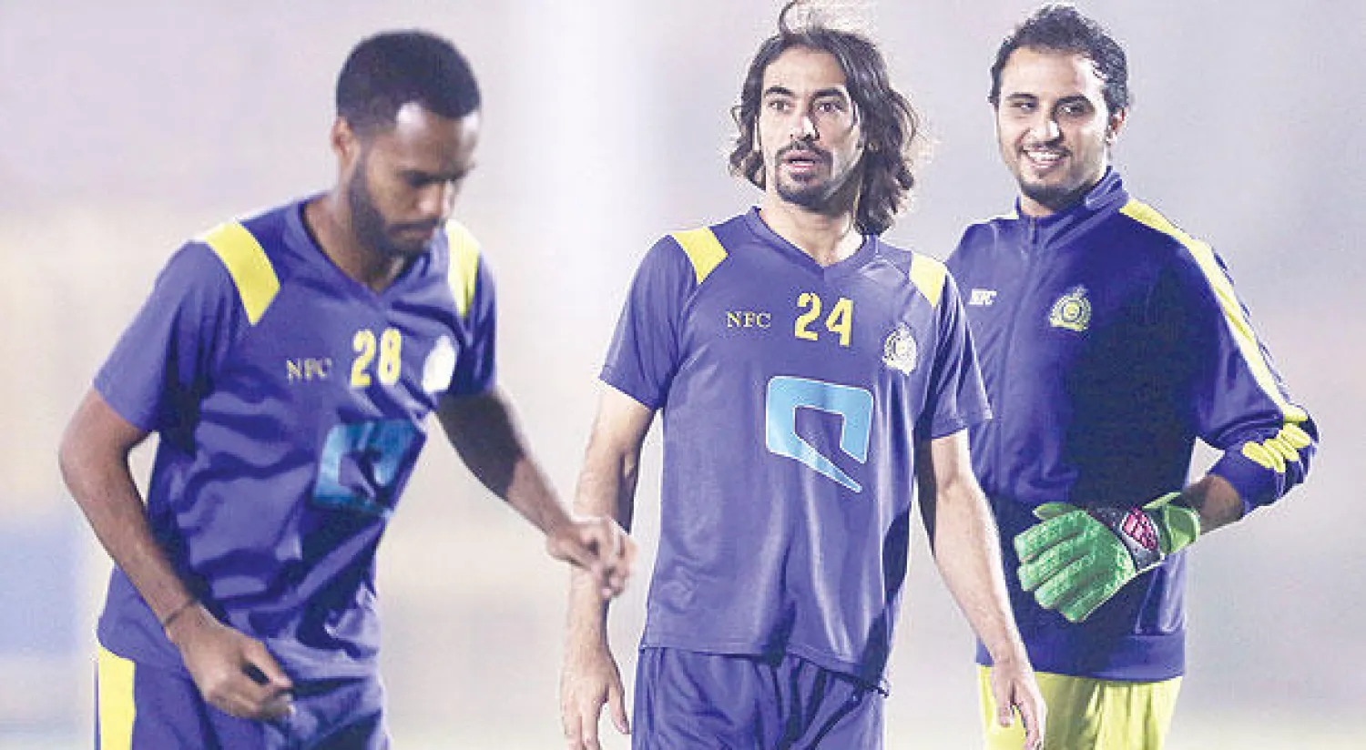 عبد الغني في تدريبات النصر الأخيرة (المركز الإعلامي)