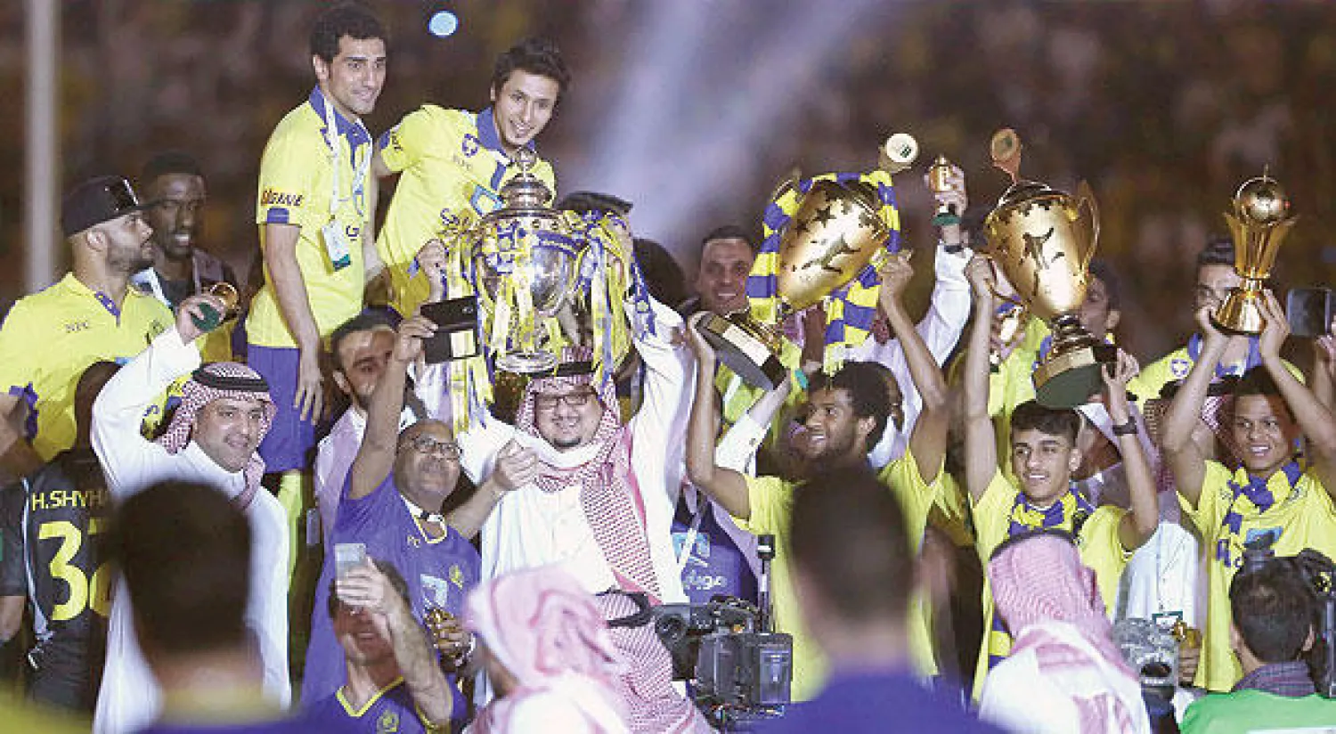 نادي النصر من أوائل المعترضين على تقارير لجنة توثيق البطولات ({الشرق الأوسط})