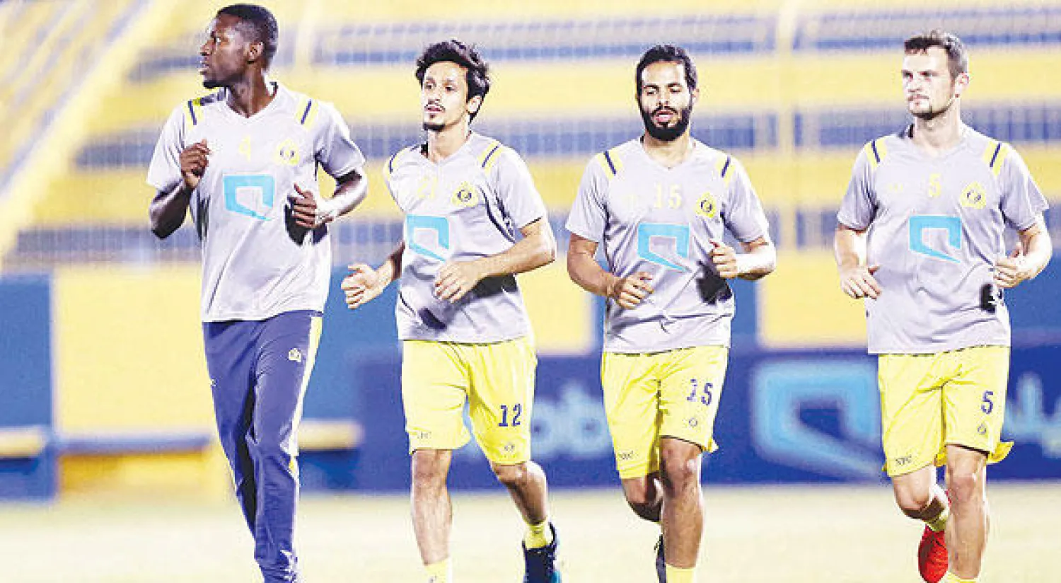 من تدريبات النصر الأخيرة (المركز الإعلامي)