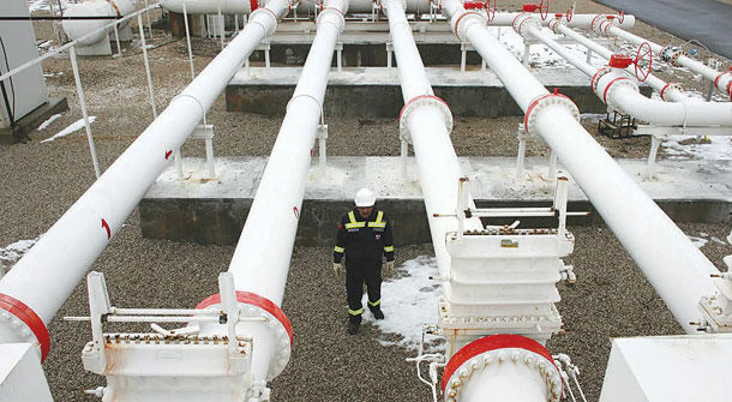 خطوط إمداد غاز روسية في تركيا (رويترز)