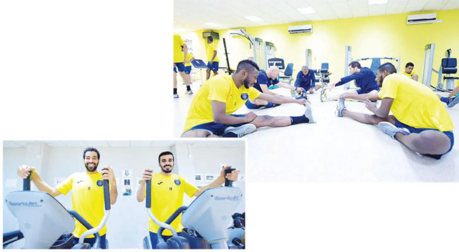 من استعدادات التعاون لاستئناف دوري المحترفين السعودي  -  مدرب التعاون ركز على اللياقة البدنية للاعبيه خلال فترة الإعداد (المركز الإعلامي لنادي التعاون)