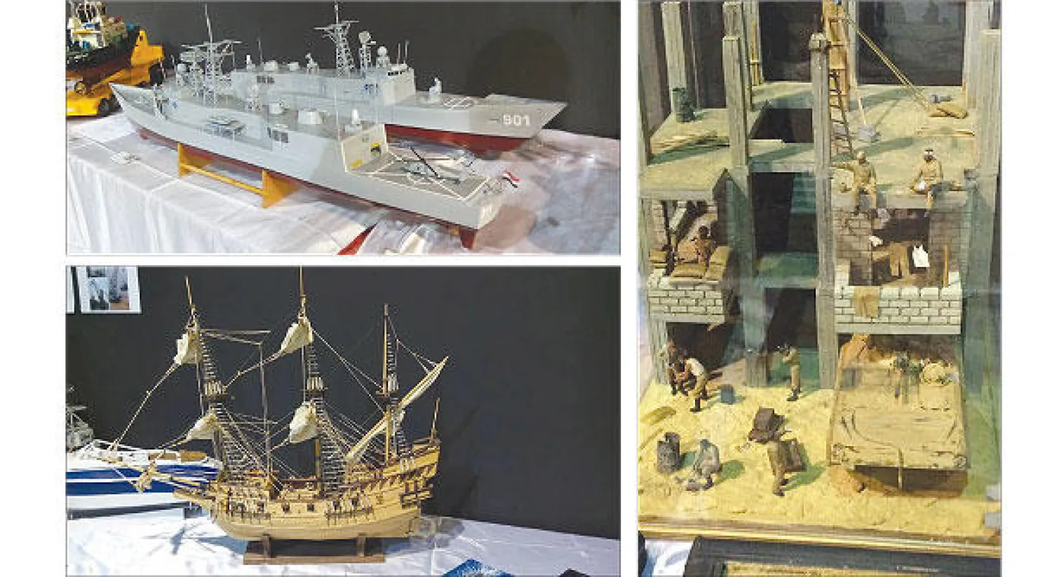 جانب من المعروضات