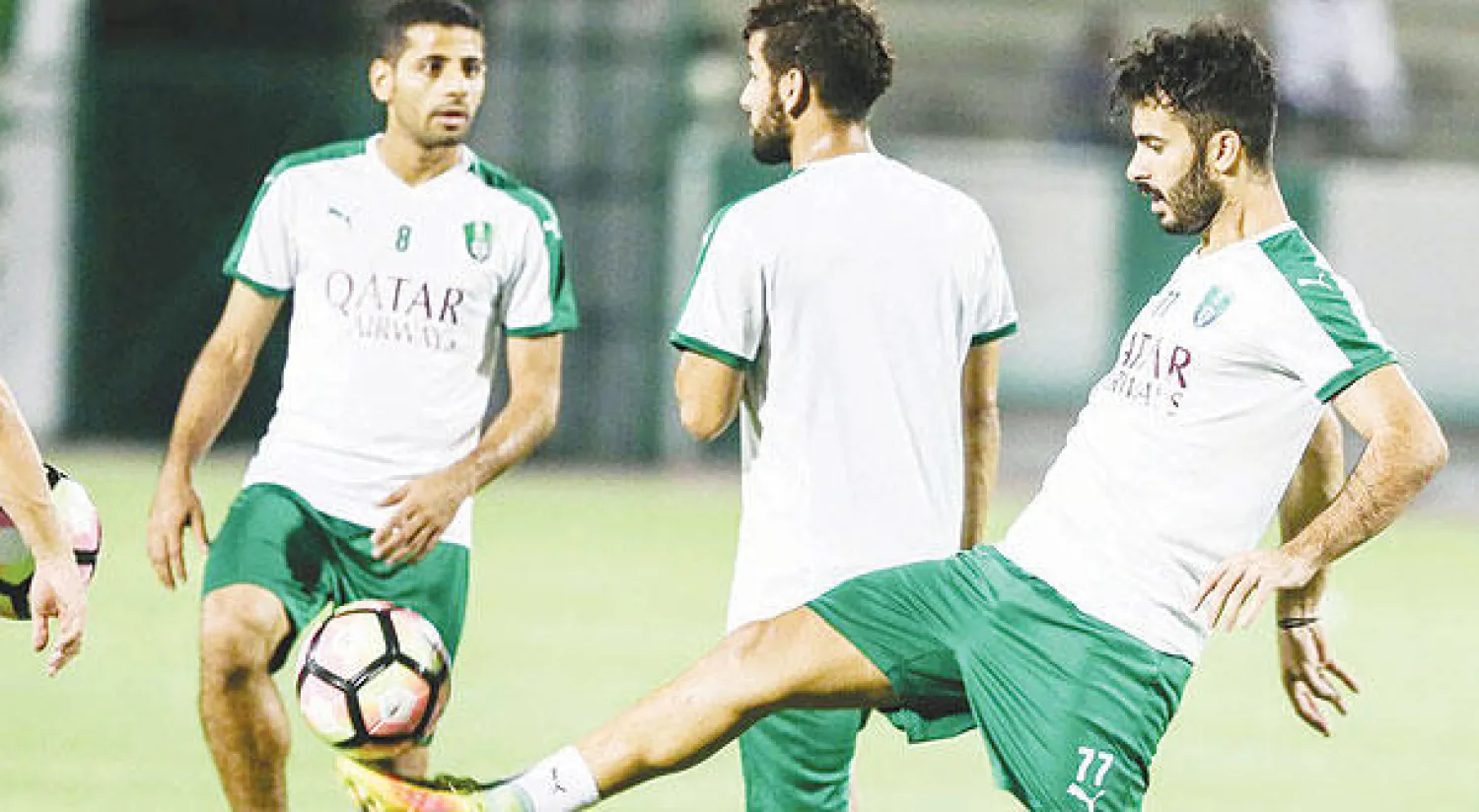 من استعدادات الأهلي لمواجهة الشباب (المركز الإعلامي لنادي الأهلي)