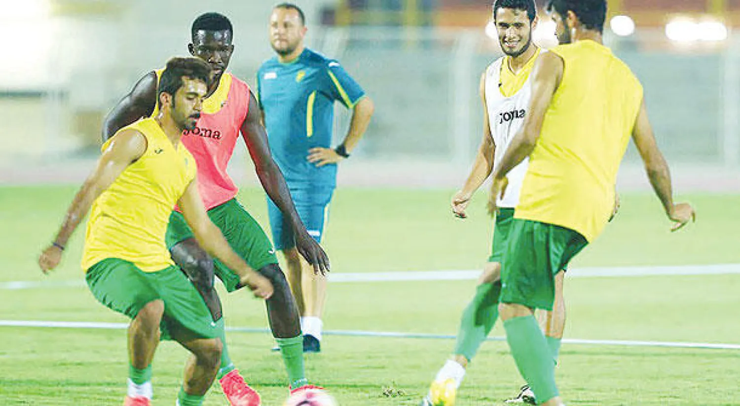 من استعدادات الخليج للباطن (المركز الإعلامي لنادي الخليج)