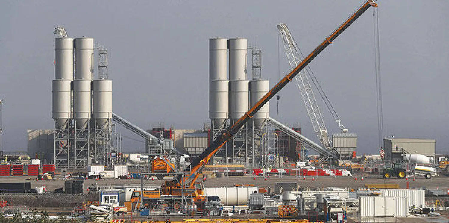 الموقع الذي ستبنى عليه «هينكلي بوينت» قريبًا من بريدووتر على الساحل الغربي في جنوب إنجلترا (رويترز)