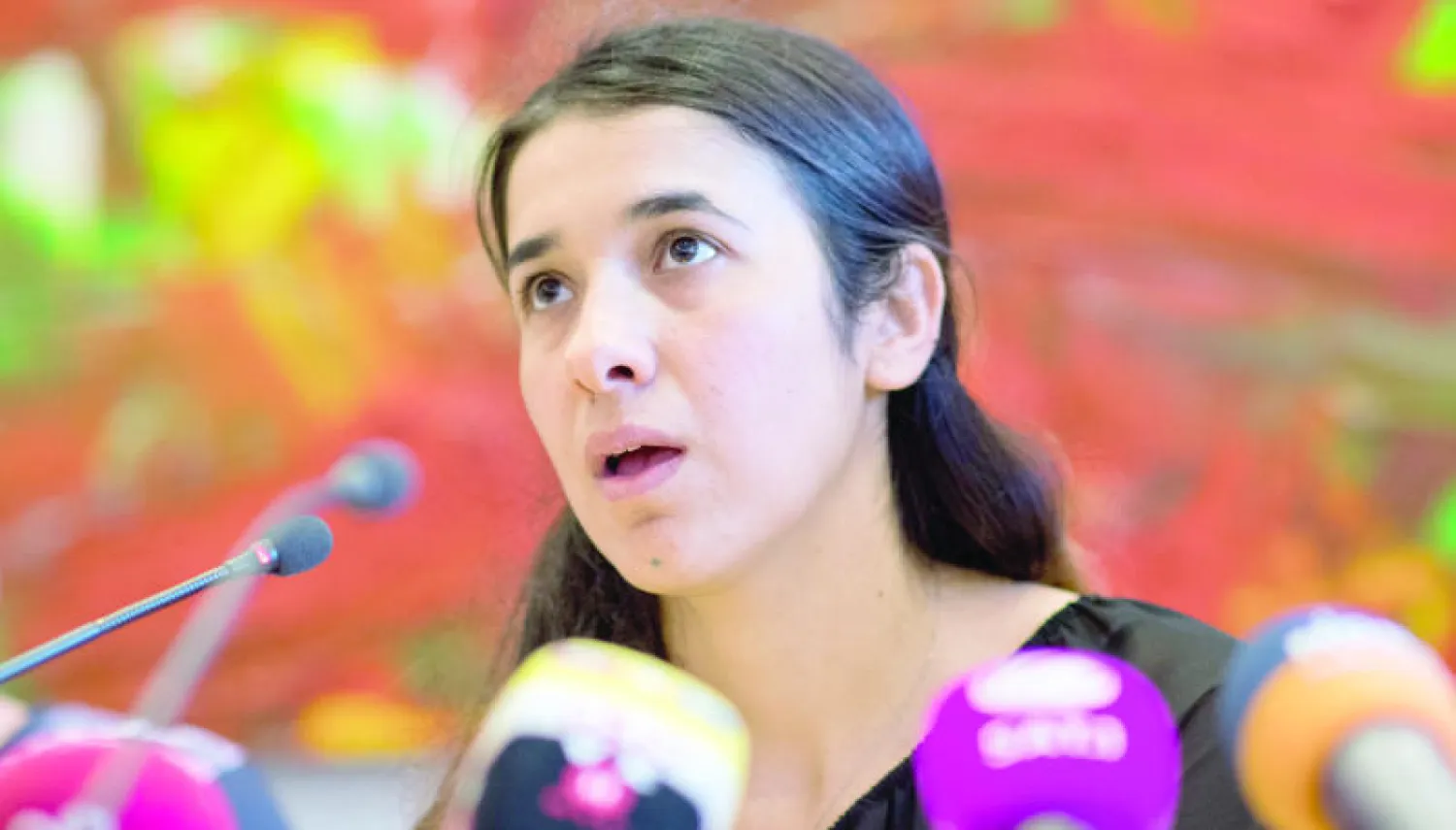 نادية مراد في هانوفر في 31 مايو الماضي (إ.ب.أ)