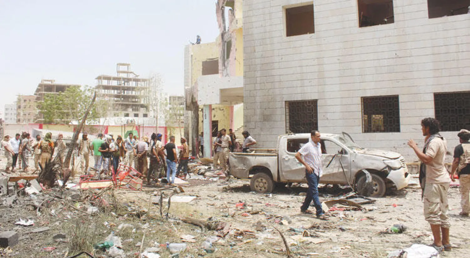مدينة عدن اليمنية الجنوبية تعرضت الى العديد من التفجيرات الإرهابية هذا العام (غيتي)