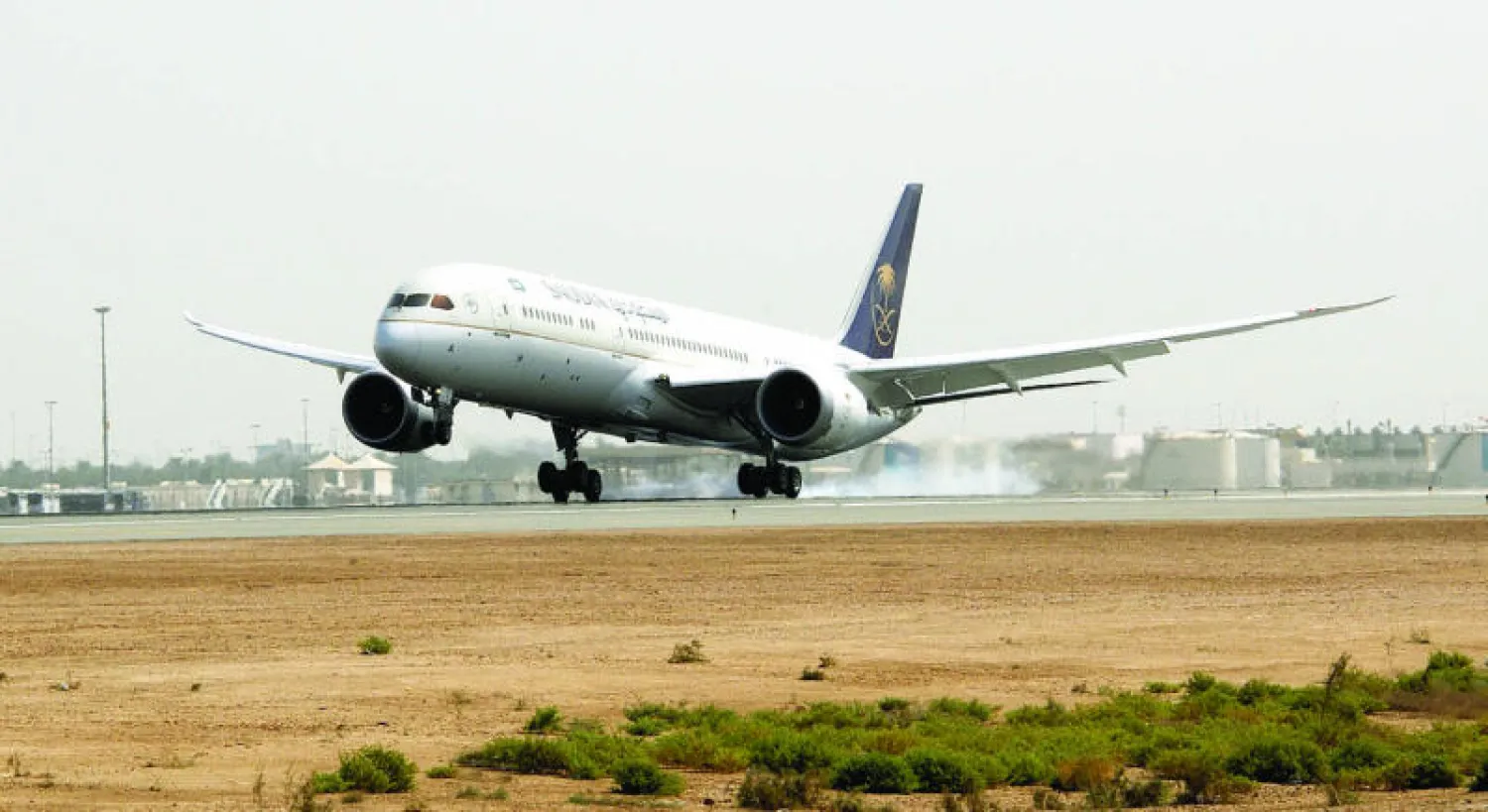 إحدى طائرات الخطوط السعودية («الشرق الأوسط»)