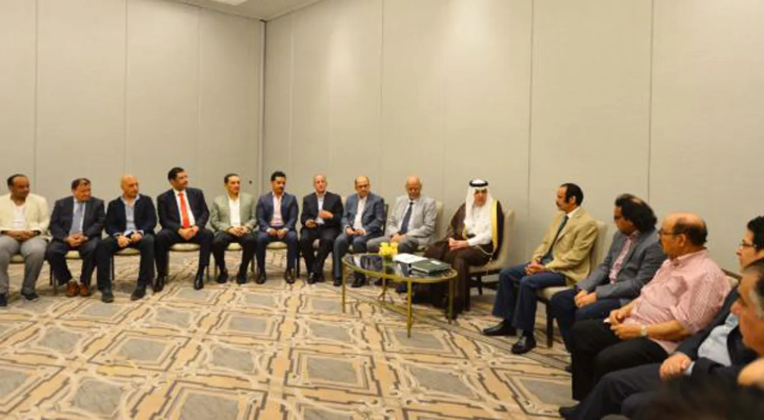 الطريفي يلتقي الوفد الإعلامي المرافق لتغطية زيارة ولي العهد السعودي إلى نيويورك