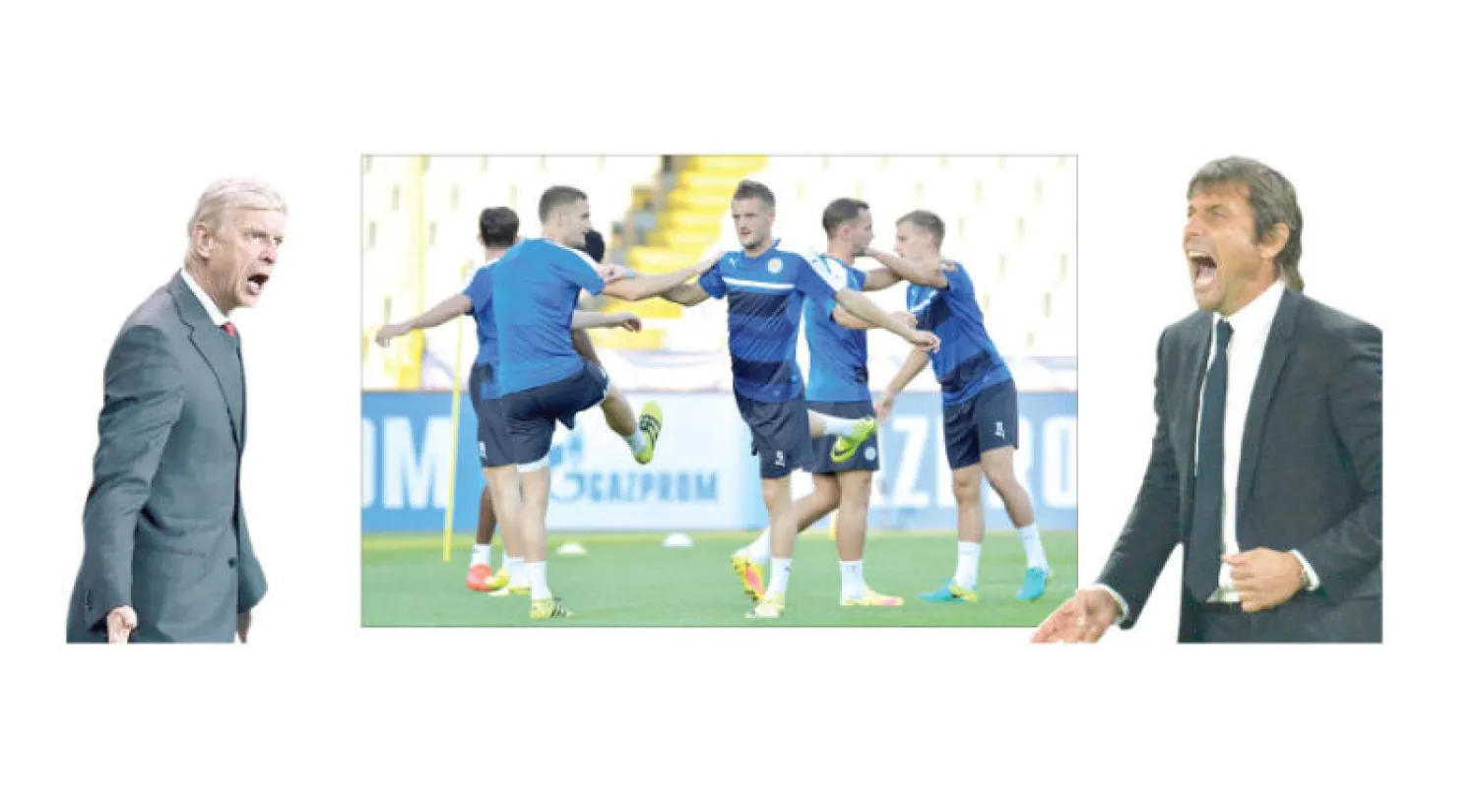 كونتي مدرب تشيلسي (أف.ب) - ليستر سيتي يحل اليوم ضيفا ثقيلا على مانشستر يونايتد (رويترز) - فينغر مدرب آرسنال (أ.ف.ب)