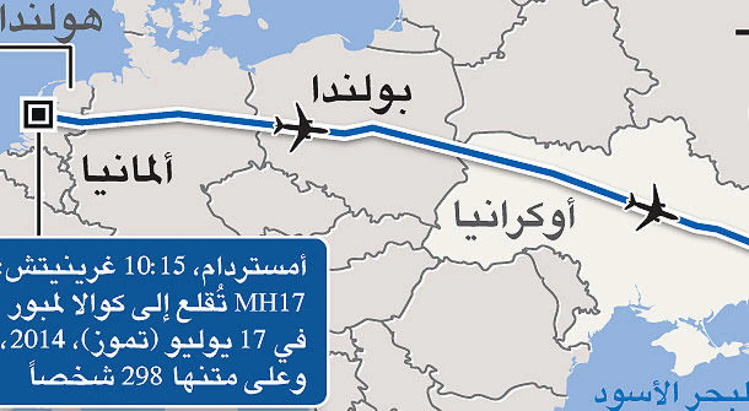 الطائرة الماليزية «أسقطت بصاروخ روسي الصنع»