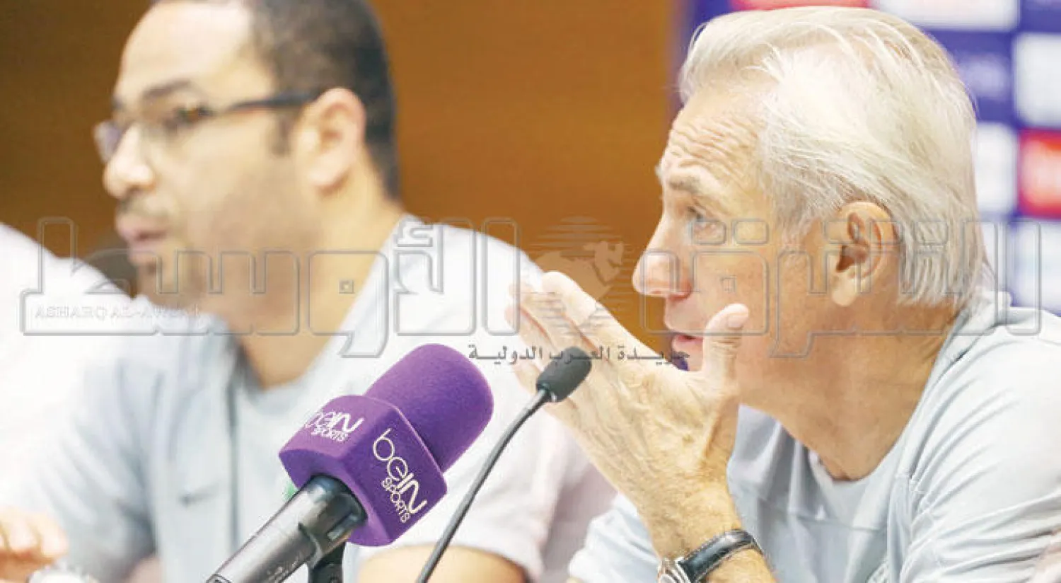 مارفيك خلال المؤتمر الصحافي (تصوير: محمد المانع)