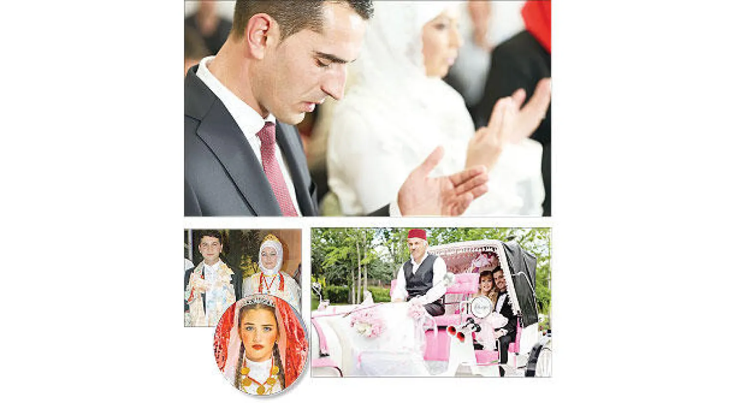 بعد الموافقة على الزواج يتم قراءة الفاتحة - من عادات الزفاف التي يحرص عليها الأتراك العربات التي يجرها الخيل - عادة اتفاق الفتاة والشاب على الزواج من الصغر سارية في بعض المناطق